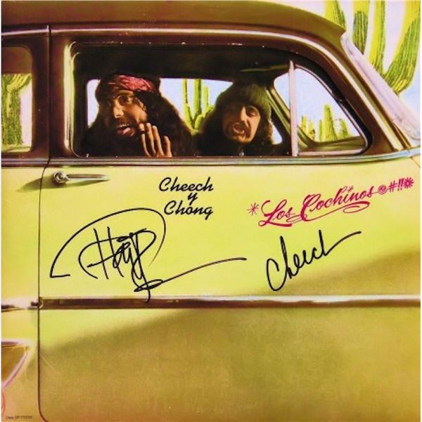 Cheech and Chong  Los Cochinos@#!!* signed album