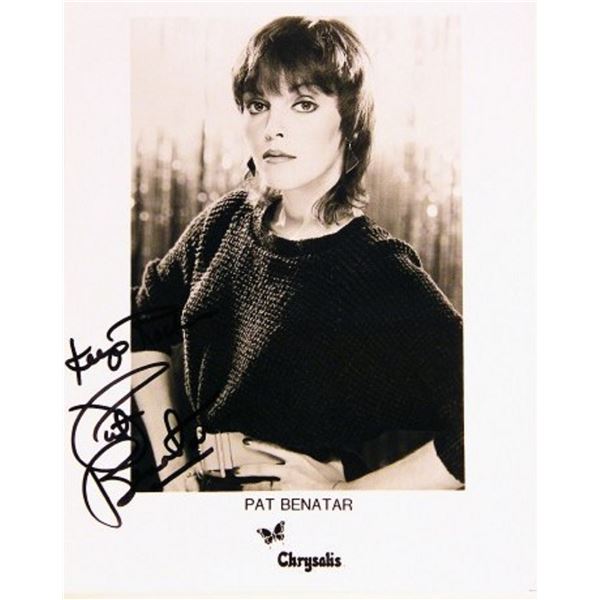 Pat Benatar signed photo