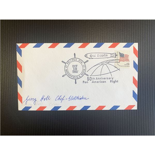 Georg Holl signed first day cover