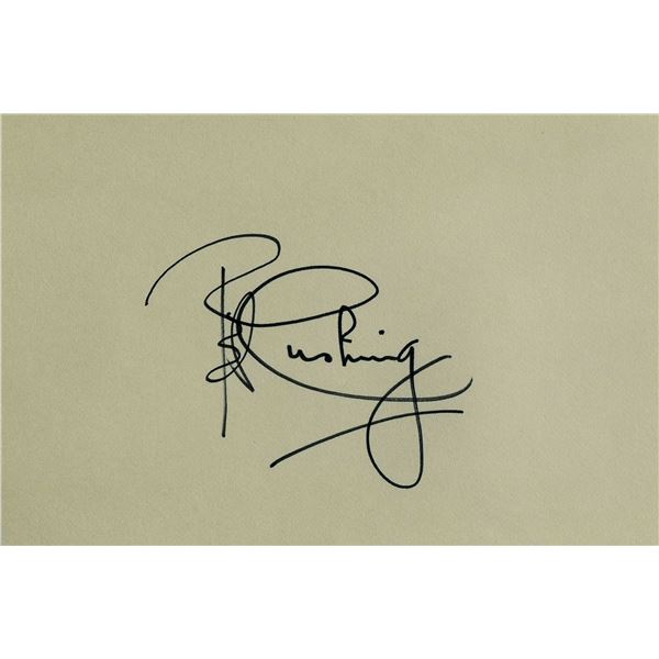 Star Wars Peter Cushing signature slip