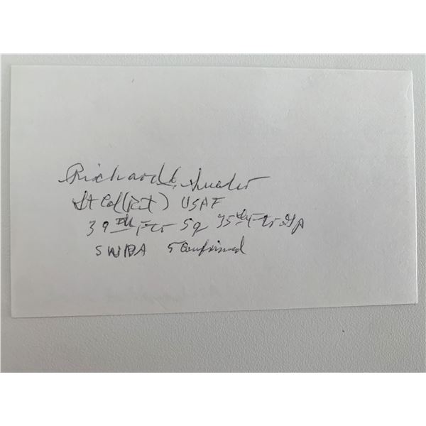 Richard Suehr original signature