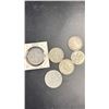 Image 2 : 6 ASSORTED SILVER COINS