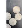 Image 4 : 6 ASSORTED SILVER COINS