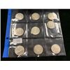 Image 1 : 9 - SILVER CANADIAN DOLLAR COINS