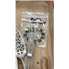Image 4 : ASSORTED SILVERWARE, & COSTUME JEWELRY