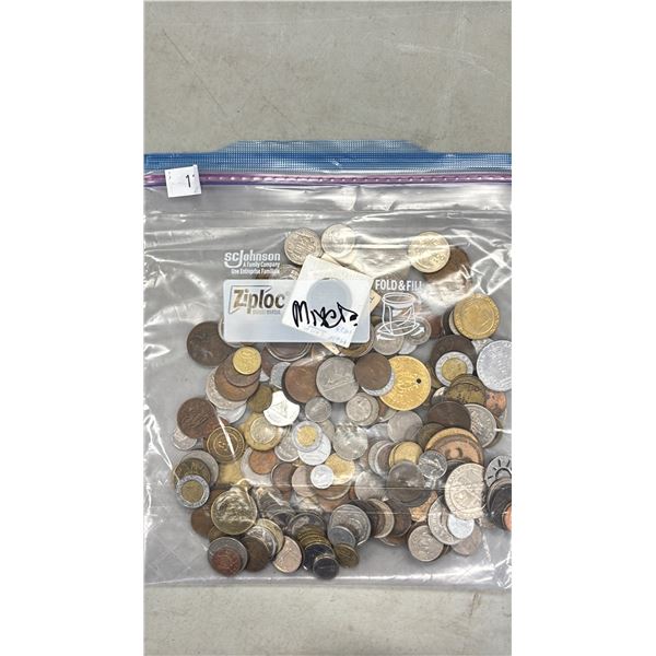 ASSORTED WORLD COINS