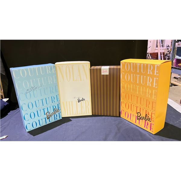 4 ASSORTED COUTURE COLLECTION BARBIE DOLLS INCLUDING; SERENADE IN SATIN, SHEER ILLUSION, SYMPHONY