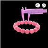 Image 1 : Pink Round Beaded Stretch Bracelet