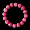 Image 2 : Pink Round Beaded Stretch Bracelet