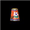 Image 2 : Cloisonne Red Blue Floral Enamel Sewing Thimble