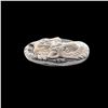 Image 2 : Carved Wolf Pair Tourmaline Stone Pendant