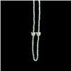 Image 2 : Green Jade Bead Carved Butterfly Necklace