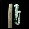 Image 4 : Green Jade Bead Carved Butterfly Necklace