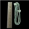 Image 5 : Green Jade Bead Carved Butterfly Necklace