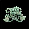 Image 6 : Green Jade Bead Carved Butterfly Necklace