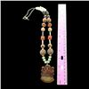 Image 8 : Brown Jade Carved Pendant with Tourmaline Gemstone Beaded Necklace