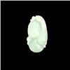 Image 2 : Clear Jade Dragon Serpent Pendant Carving