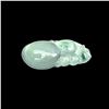 Image 2 : Icy Clear Jade Chinese Symbol Pendant Carving Jewelry