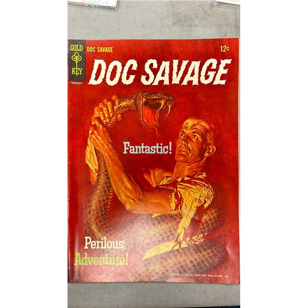 GOLD KEY DOC SALVAGE COMIC FANTASTIC PERILOUS ADVENTURE! COPYRIGHT 1966