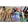 Image 4 : SHELF OF ASSORTED BARBIE DOLLS