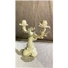 Image 3 : HUTSCHENREUTHER SELB KARL TUTTER CHERUB MOTIF PORCELAIN CANDLE HOLDER 11" TALL