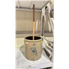 Image 1 : ANTIQUE F T WRIGHT & SON CROCKPOT & BUTTER CHURN NO LID