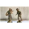 Image 2 : 2 ANTIQUE L & F MOREAU SPELTER SCULPTURES 15"H