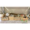 Image 1 : 4 BOXES OF ASSORTED ANTIQUE LIGHT FIXTURES