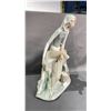 Image 2 : LLADRO MILK MAID & COW FIGURINE 13" TALL
