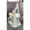 Image 4 : LLADRO MILK MAID & COW FIGURINE 13" TALL