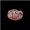Image 2 : CARVED RED CHINESE DRAGON GEMSTONE PENDANT