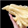 Image 2 : CHINESE YELLOW QUARTZ CABBAGE CARVING STATUE 1.75 PND 794 GRAM WEALTH