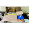 Image 2 : SHELF OF ASSORTED ITEMS INCLUDING; BOOKS, PLAYSKOOL TONKA TOY, CLAY POTS & MORE