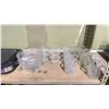 Image 2 : SHELF OF ASSORTED GLASSWARE & REVERSIBLE GRIDDLE