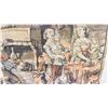 Image 3 : NEEDLEPOINT TAPESTRY WITH HANGING BAR