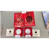 Image 1 : 2 CANADIAN MINT 2012 $10 FINE SILVER YEAR OF DRAGON COIN