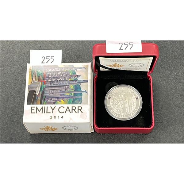 2014 FINE SILVER $20 COIN CELEBRATING EMILY CARR