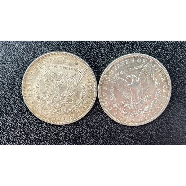 1884 & 1885 MORGAN SILVER DOLLARS