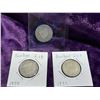 Image 1 : BARBER SILVER QUARTER DOLLARS - 1889, 1899, AND 1899