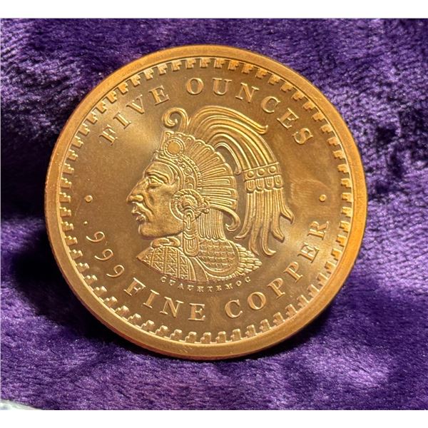 COPPER BULLION ROUND