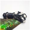 Image 5 : Multi-Strand Black Onyx & Coin Pearl Bracelet