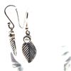 Image 2 : Dangling Leaf Earrings with Mabe' Pearl .925