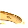 Image 11 : 14K Yellow Gold "Kiss" X Ring with Diamonds
