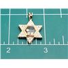 Image 12 : Star of David Pendant Featuring Floating Diamonds 14K