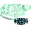 Image 8 : P. Jones Navajo Petit Point Turquoise Cuff .925