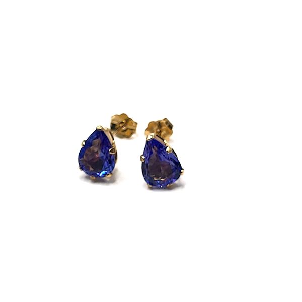 2.00 CTW Tanzanite Solitaire Earrings