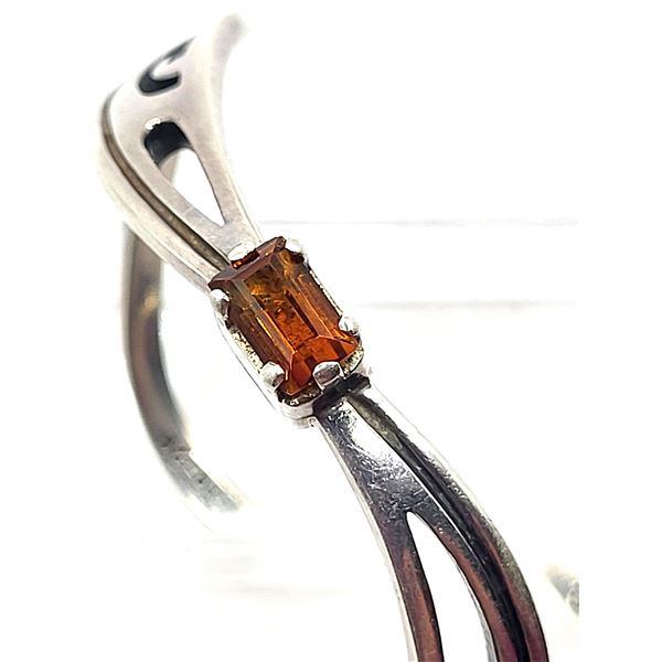 Erika Hult de Corral (RIC) .925+Citrine Modernist Cuff