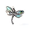 Image 2 : Dragonfly Pendant in Abalone and Sterling Silver