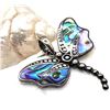 Image 3 : Dragonfly Pendant in Abalone and Sterling Silver
