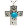 Image 2 : Signed Ruth Ann Begay Turquoise Cross Navajo